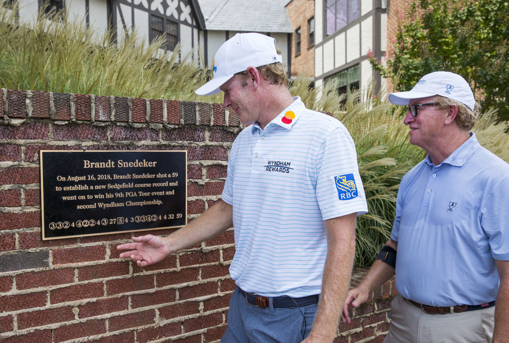 Brandt Snedeker earns plaque at Sedgefield Country Club
